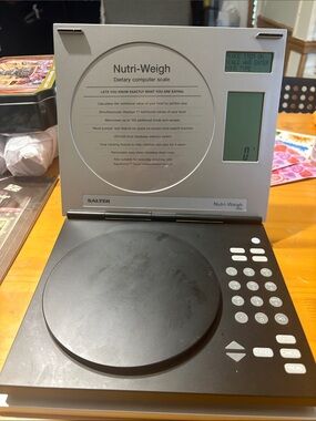 Salter Nutri-Weigh Digital Dietary Scale - Black/Silver Model 1450